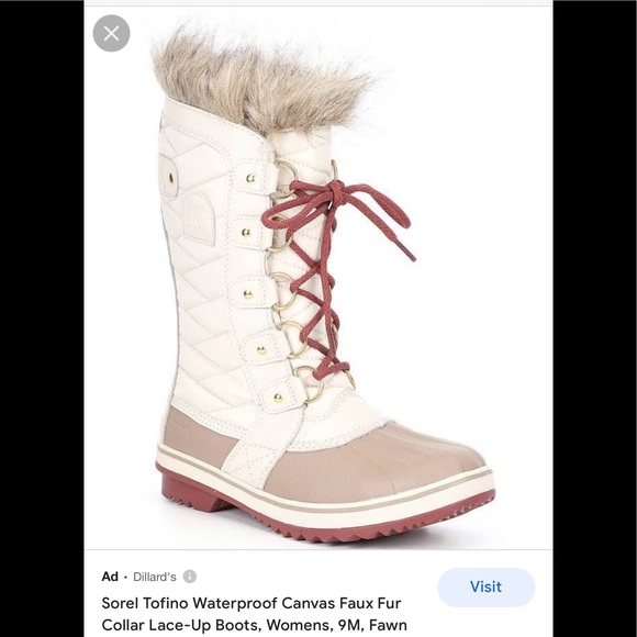Sorel water proof boots 1 first pic similar boots not same obviously 😜 - Picture 1 of 10